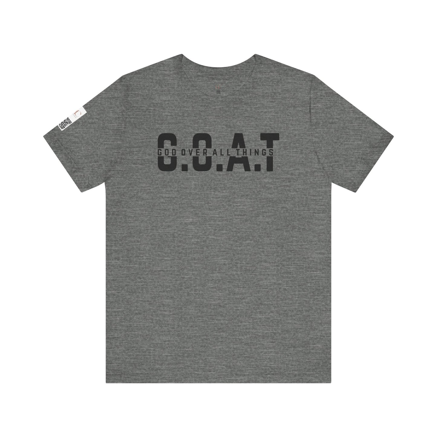 G.O.A.T. Unisex Jersey Short Sleeve Tee - God Over All Things