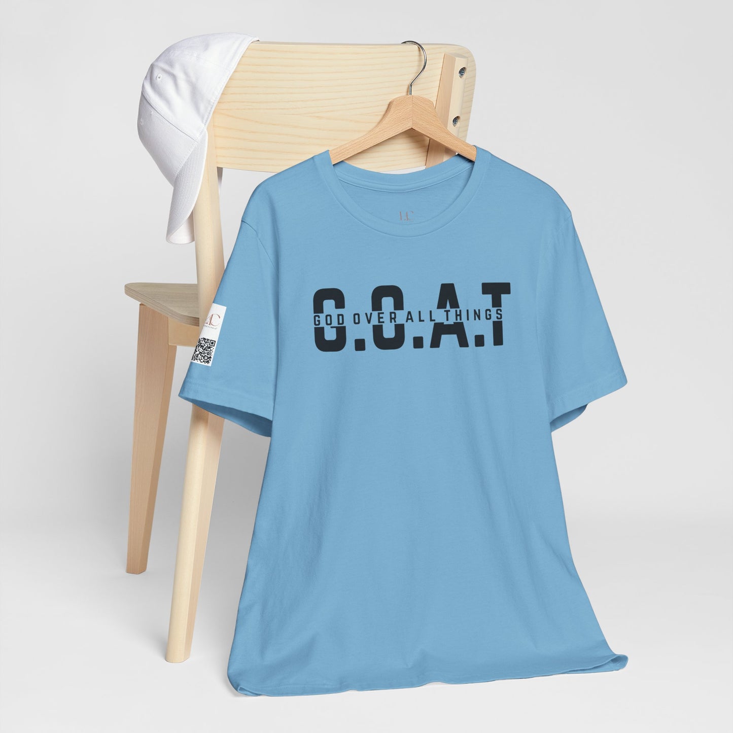 G.O.A.T. Unisex Jersey Short Sleeve Tee - God Over All Things