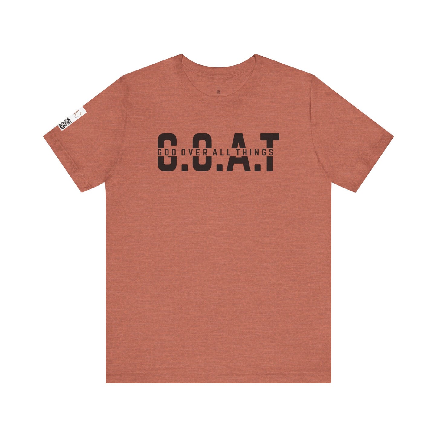 G.O.A.T. Unisex Jersey Short Sleeve Tee - God Over All Things