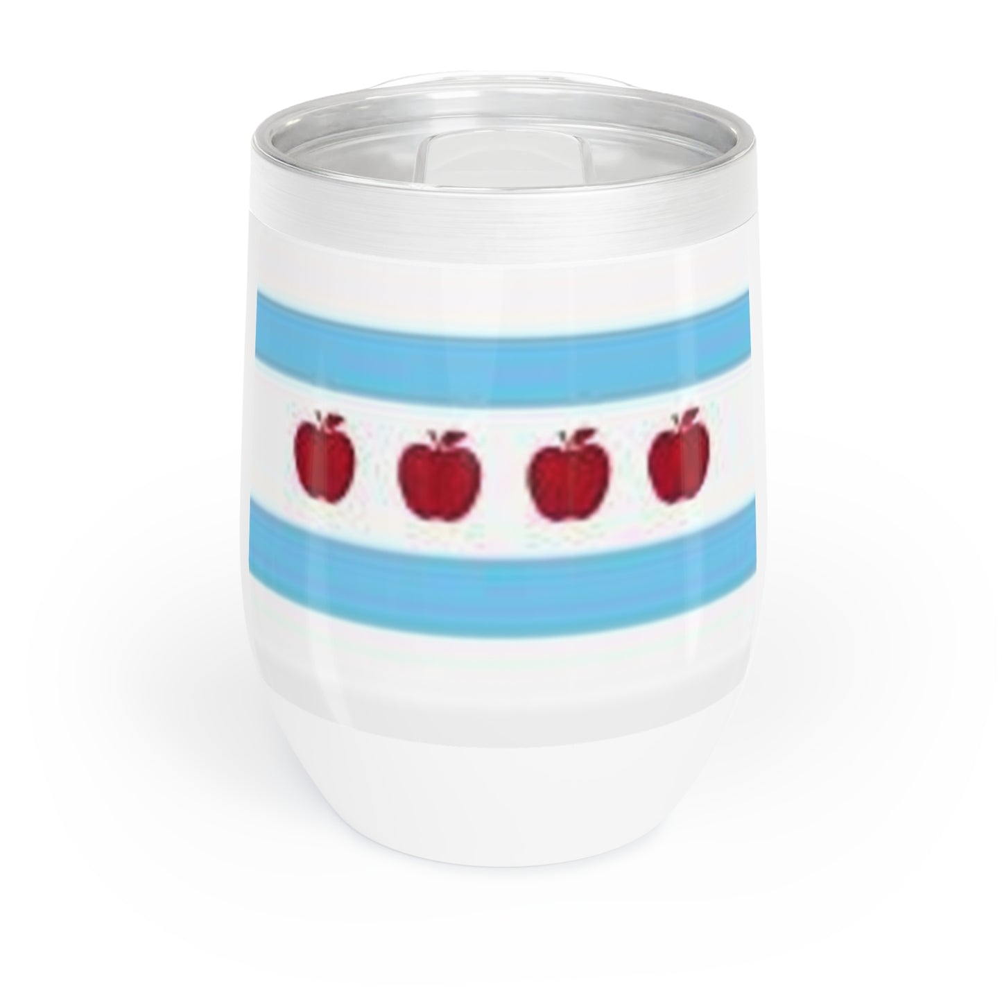 Chill Wine Tumbler with Apple Design - Perfect for Celebrations and Everyday Enjoyment