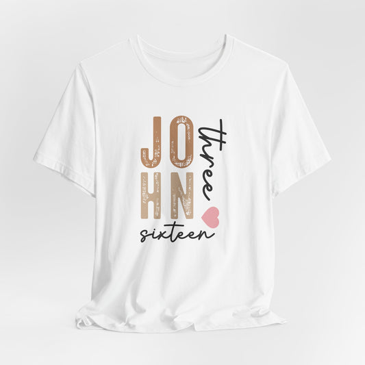 For God So Loved – Unisex Christian Tee Proclaiming the Heart of the Gospel