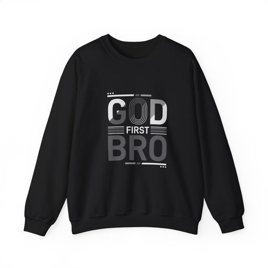 God First, Bro – Bold Christian Streetwear Hoodie | Faith Over Everything