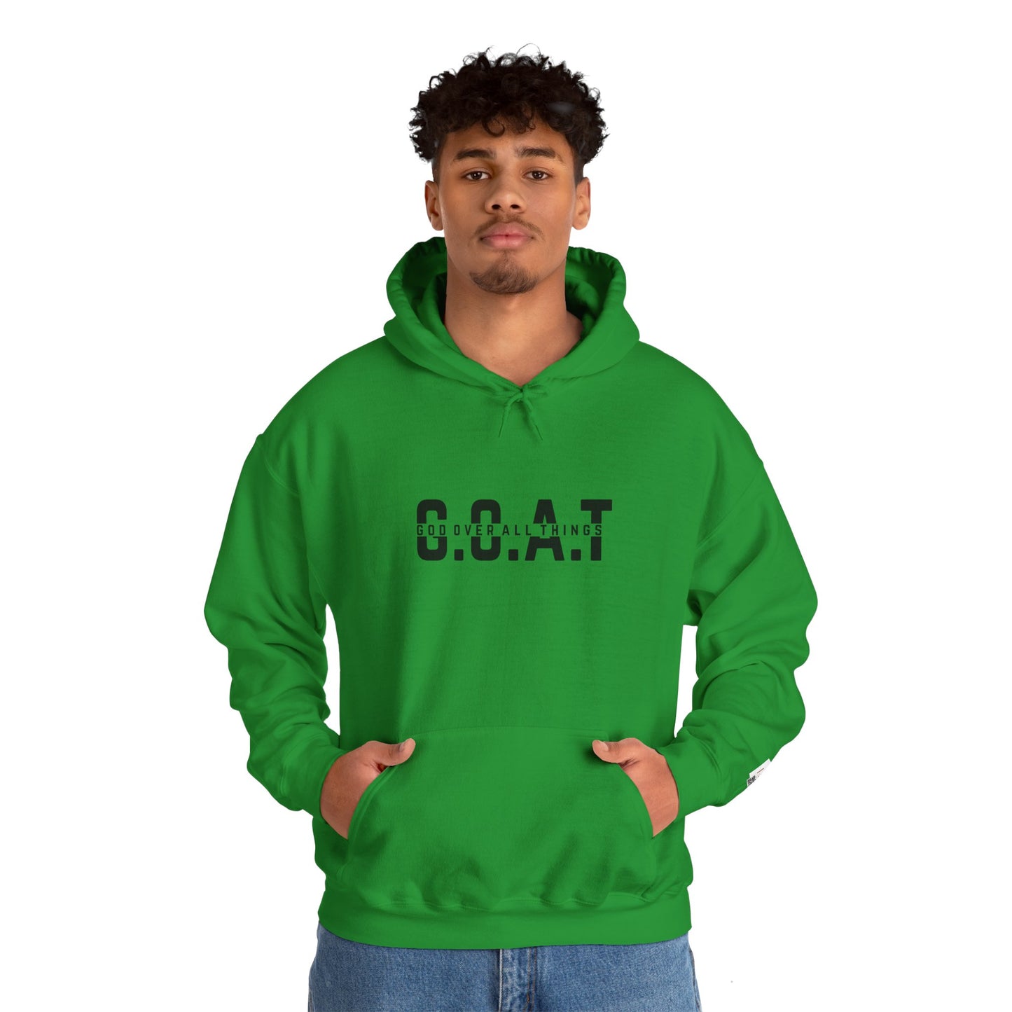 G.O.A.T. Unisex Hooded Sweatshirt - Heavy Blend Comfort for Sports Fans