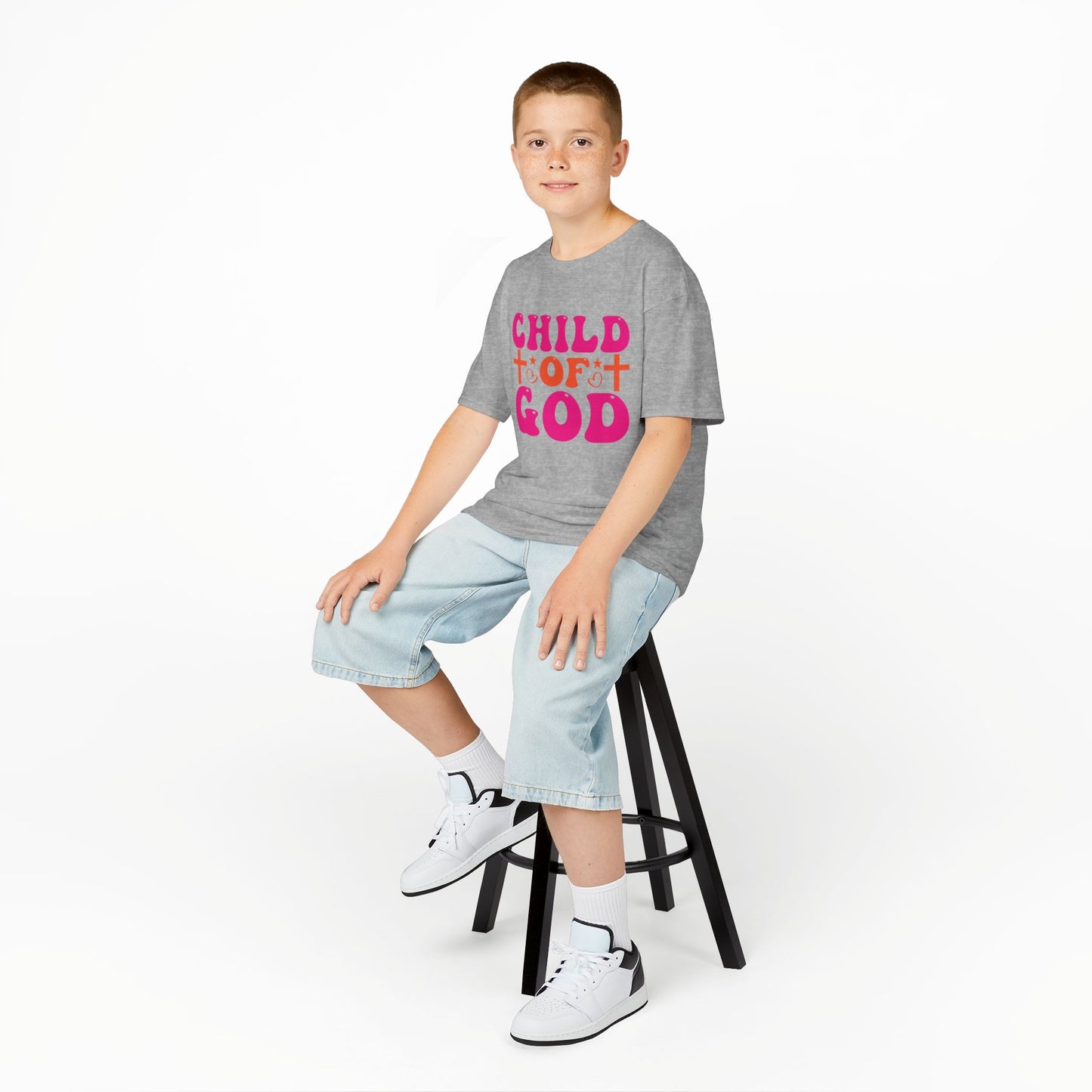 Child of God Kids Tee - Vibrant Cotton T-Shirt for Young Believers