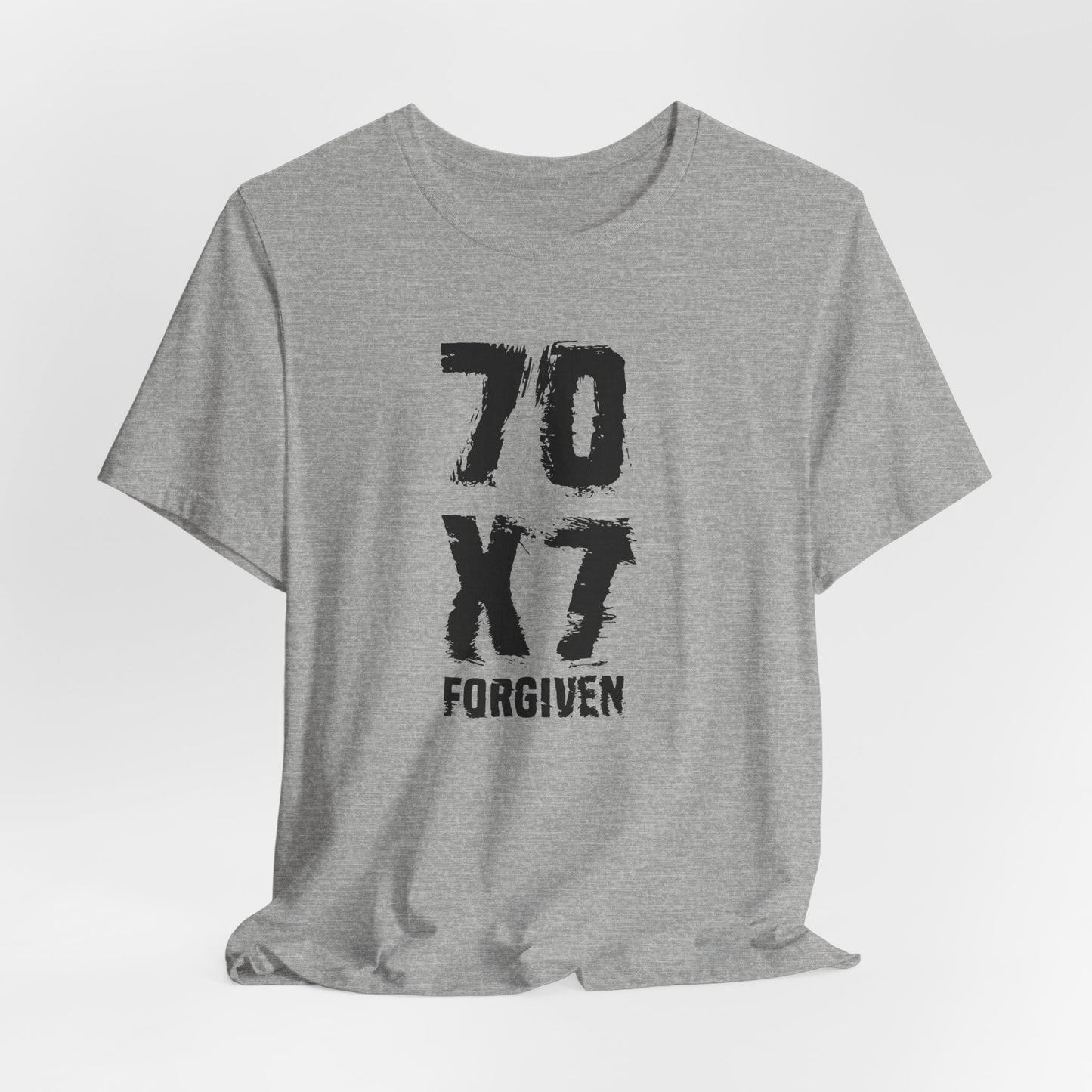 70x7 Forgiveness T-Shirt – Inspired by Matthew 18:22 | Christian Apparel That Speaks Grace