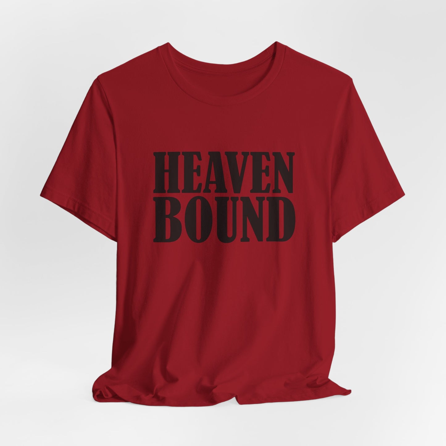 Heaven Bound Unisex Jersey Tee, Casual Wear, Gift for Dreamers, Spiritual T-Shirt, Inspirational Graphic Tee