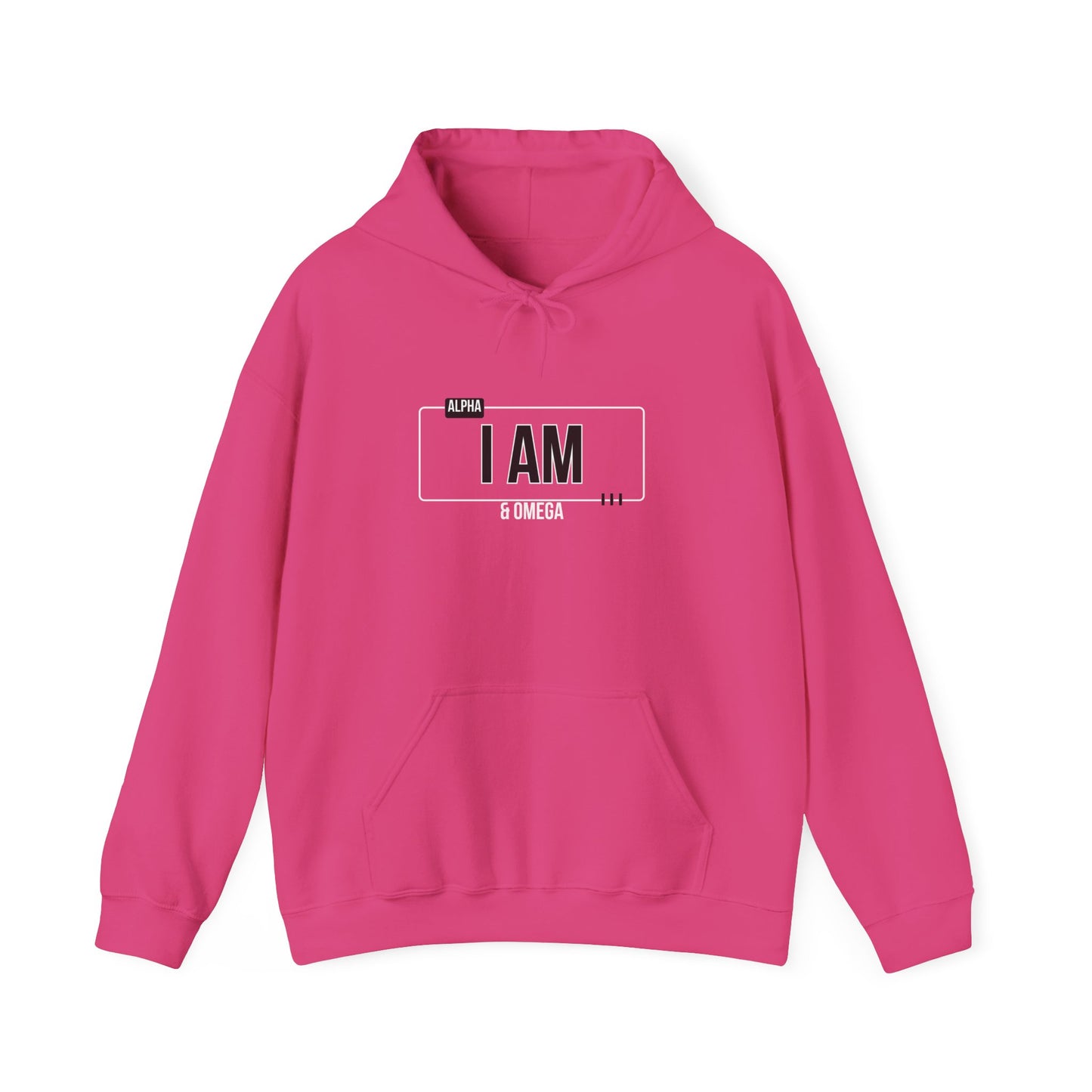I AM Unisex Hoodie – Inspirational White Sweatshirt for Everyday Comfort