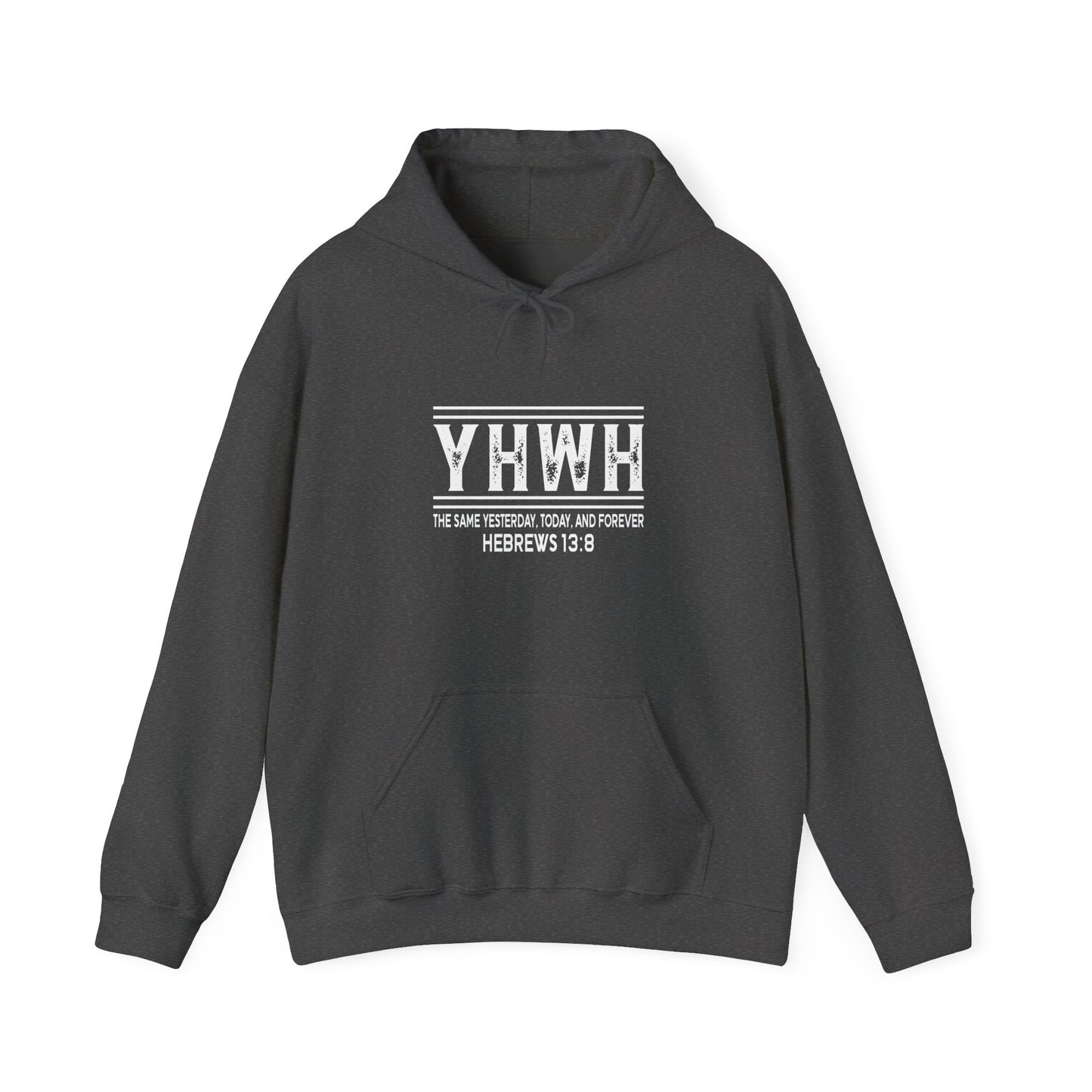 YHWH Heavy Blend Hoodie – Unchanging God, Timeless Truth