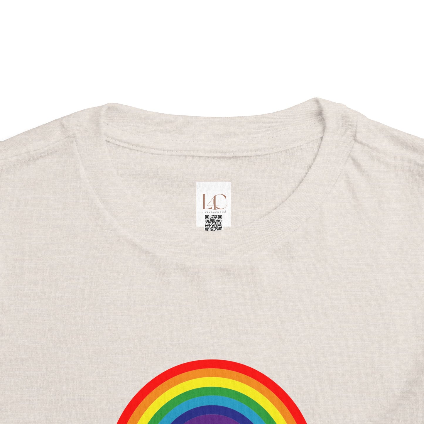 Toddler Lucky Tee – Rainbow & Cross Design, Perfect for Celebrations