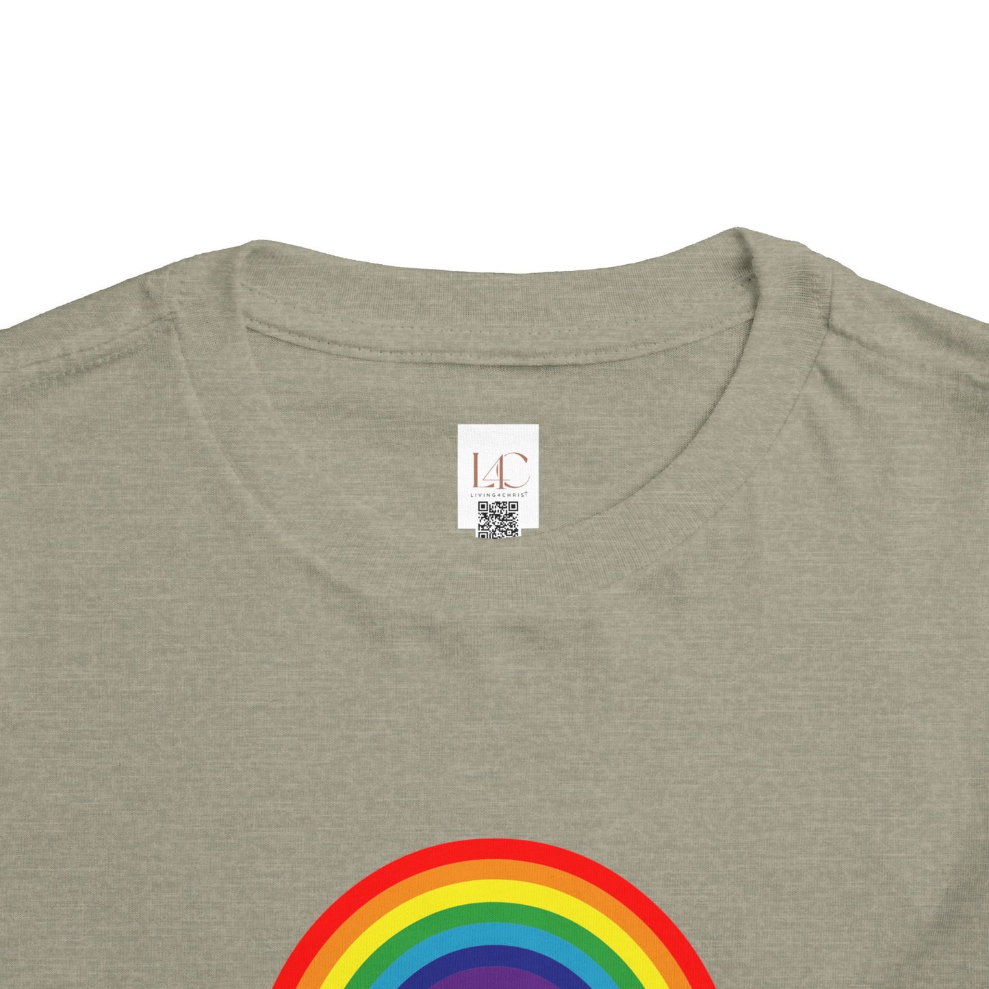 Toddler Lucky Tee – Rainbow & Cross Design, Perfect for Celebrations