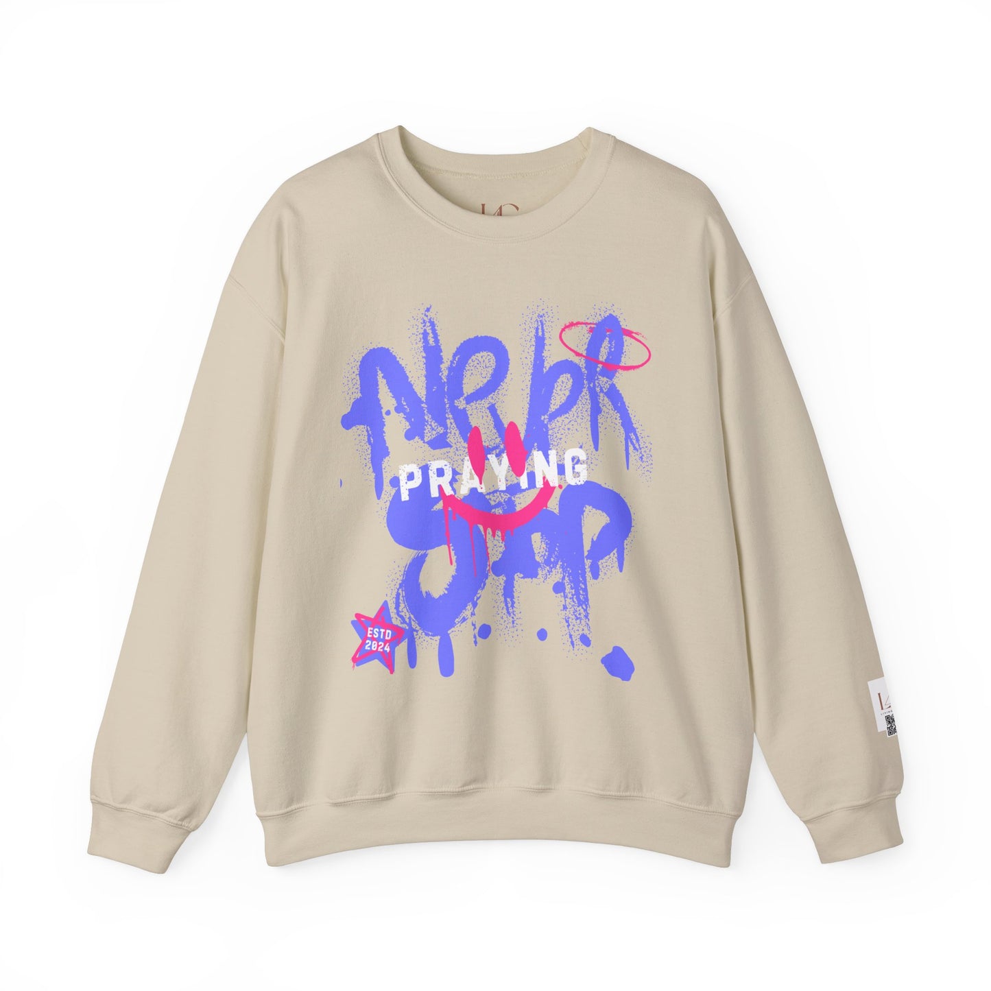 Never Stop Unisex Heavy Blend Crewneck Sweatshirt - Vibrant Casual Style