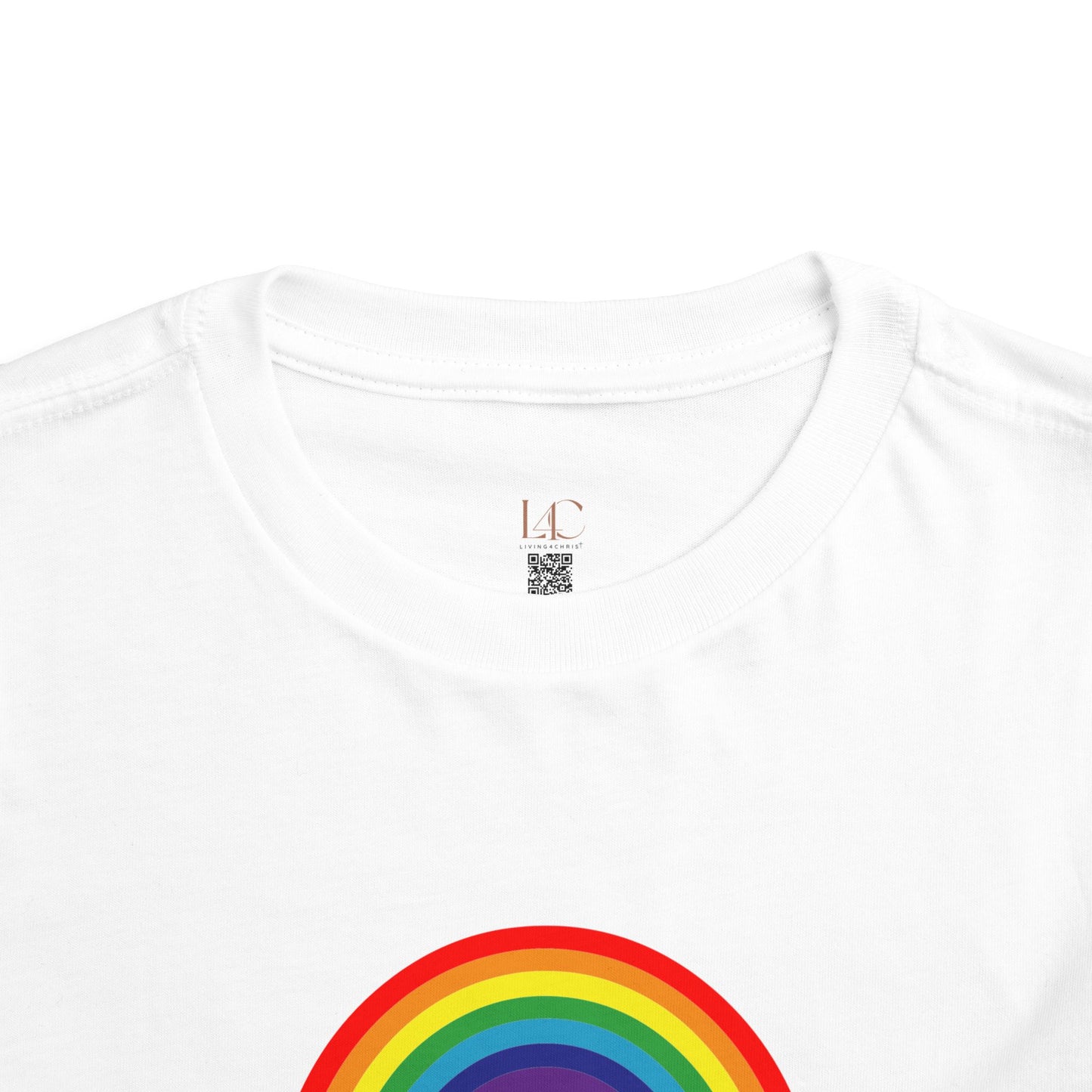 Toddler Lucky Tee – Rainbow & Cross Design, Perfect for Celebrations