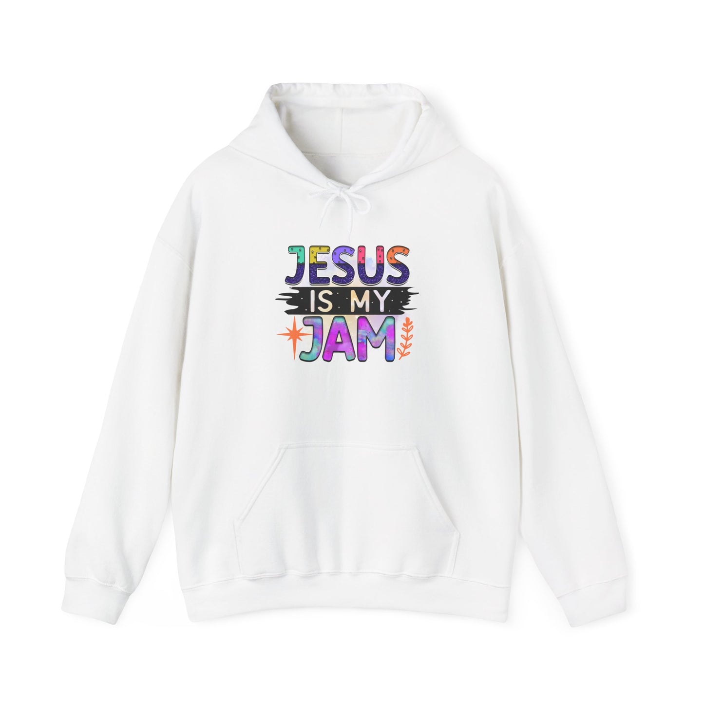Jesus Is My Jam Hooded Sweatshirt, Unisex Hoodie, Christian Apparel, Cozy Sweatshirt, Faith-Based Fashion, Great Gift Idea