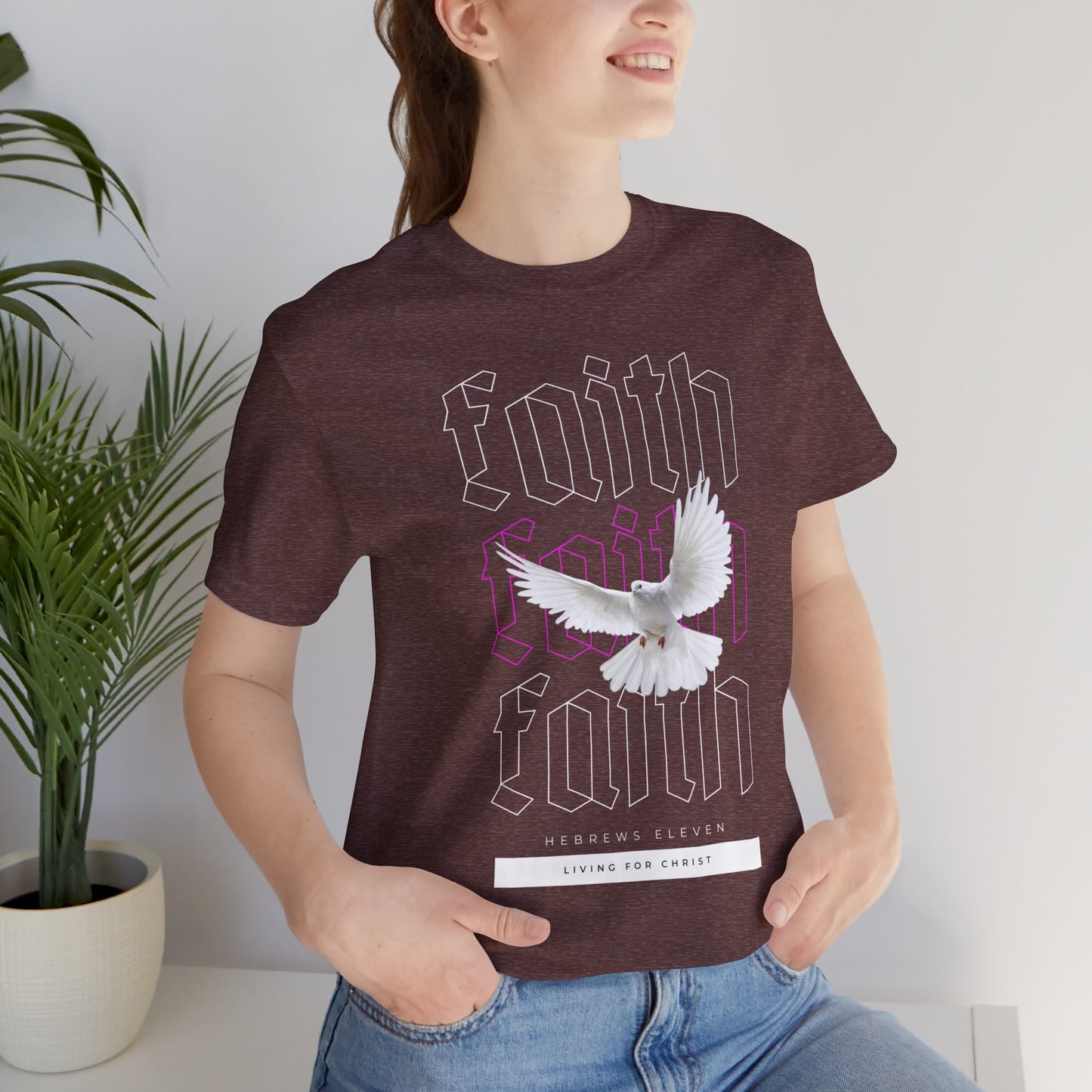 Faith Living for Christ Unisex Tee