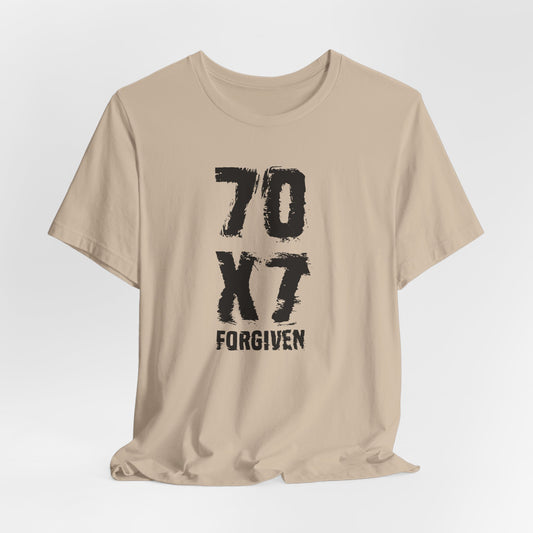70x7 Forgiveness T-Shirt – Inspired by Matthew 18:22 | Christian Apparel That Speaks Grace