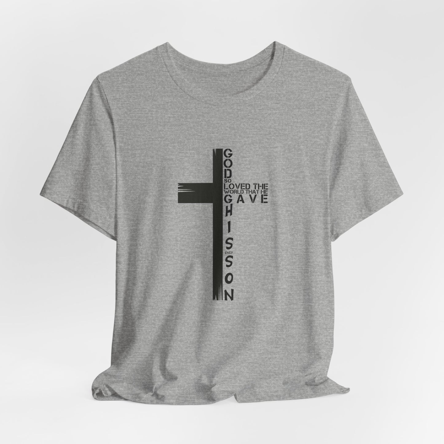 God’s Love Never Fails – Unisex Christian Tee for Everyday Faith & Bold Witnessing