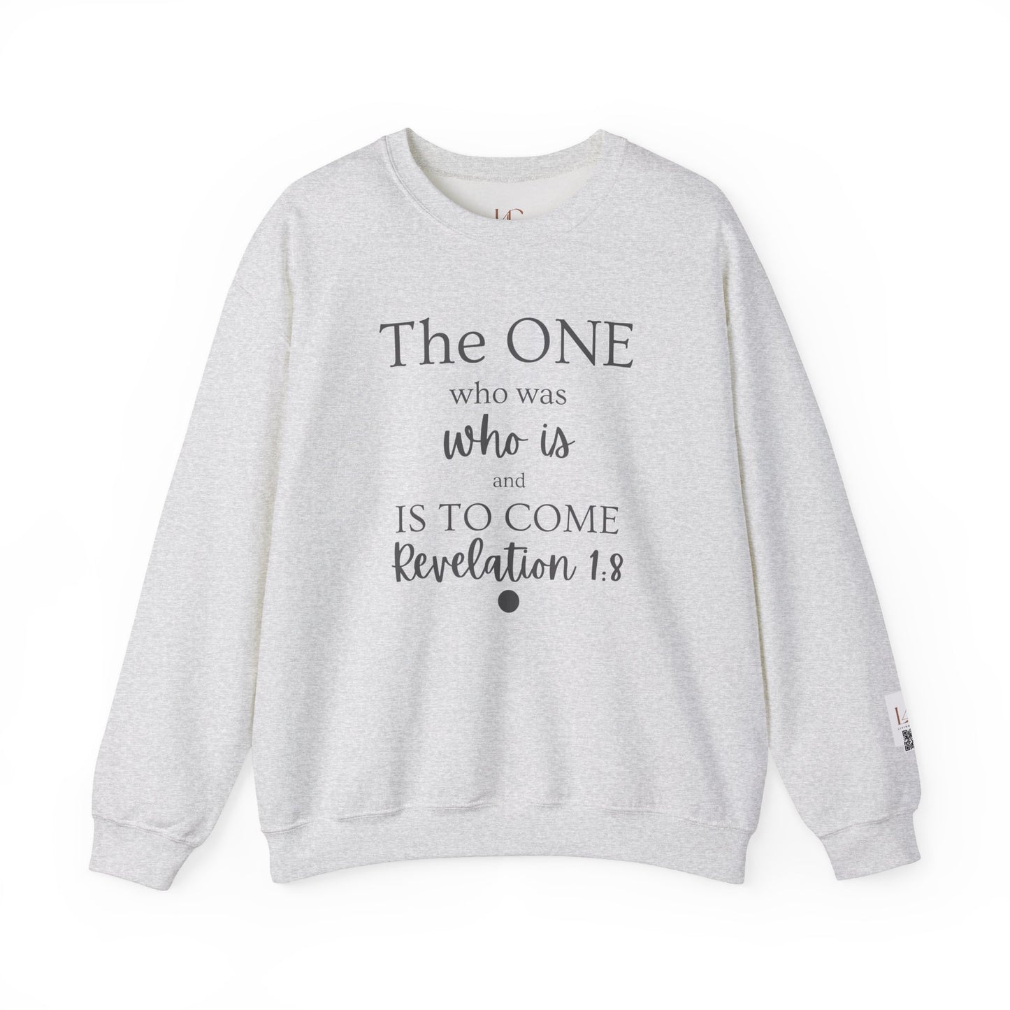 Inspirational Crewneck Sweatshirt - The ONE Revelation 1:8